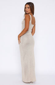 Marine Champagne Dress | | S | Agnese Studios