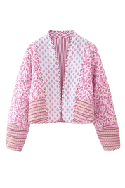 Marquessa Pink Jacket Reversible | | S | Agnese Studios