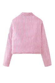 Marquessa Pink Jacket Reversible | | S | Agnese Studios