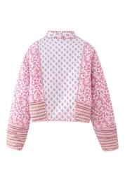 Marquessa Pink Jacket Reversible | | S | Agnese Studios