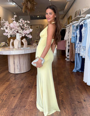 Mermaid Yellow Dress | | S | Agnese Studios