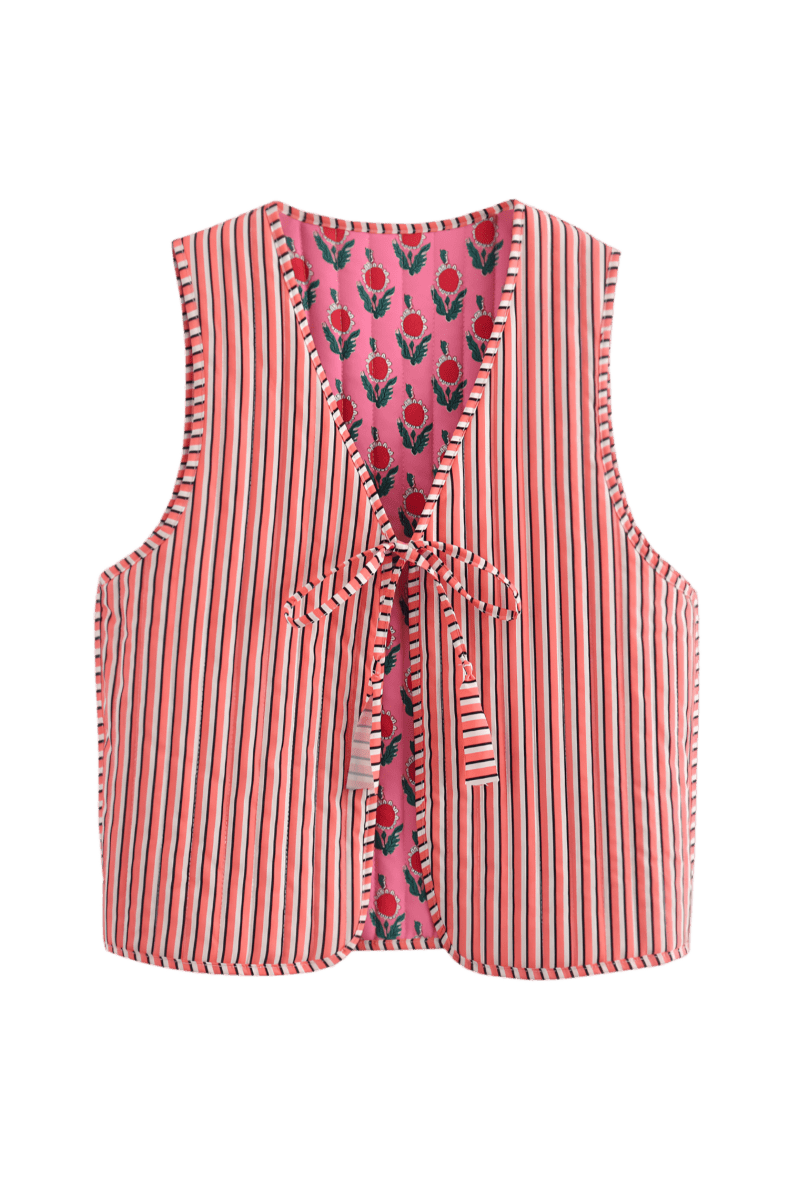 Millane Waistcoat Reversible | | S | Agnese Studios