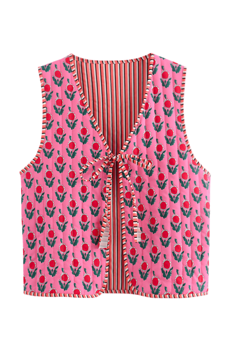 Millane Waistcoat Reversible | | S | Agnese Studios