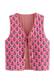 Millane Waistcoat Reversible | | S | Agnese Studios