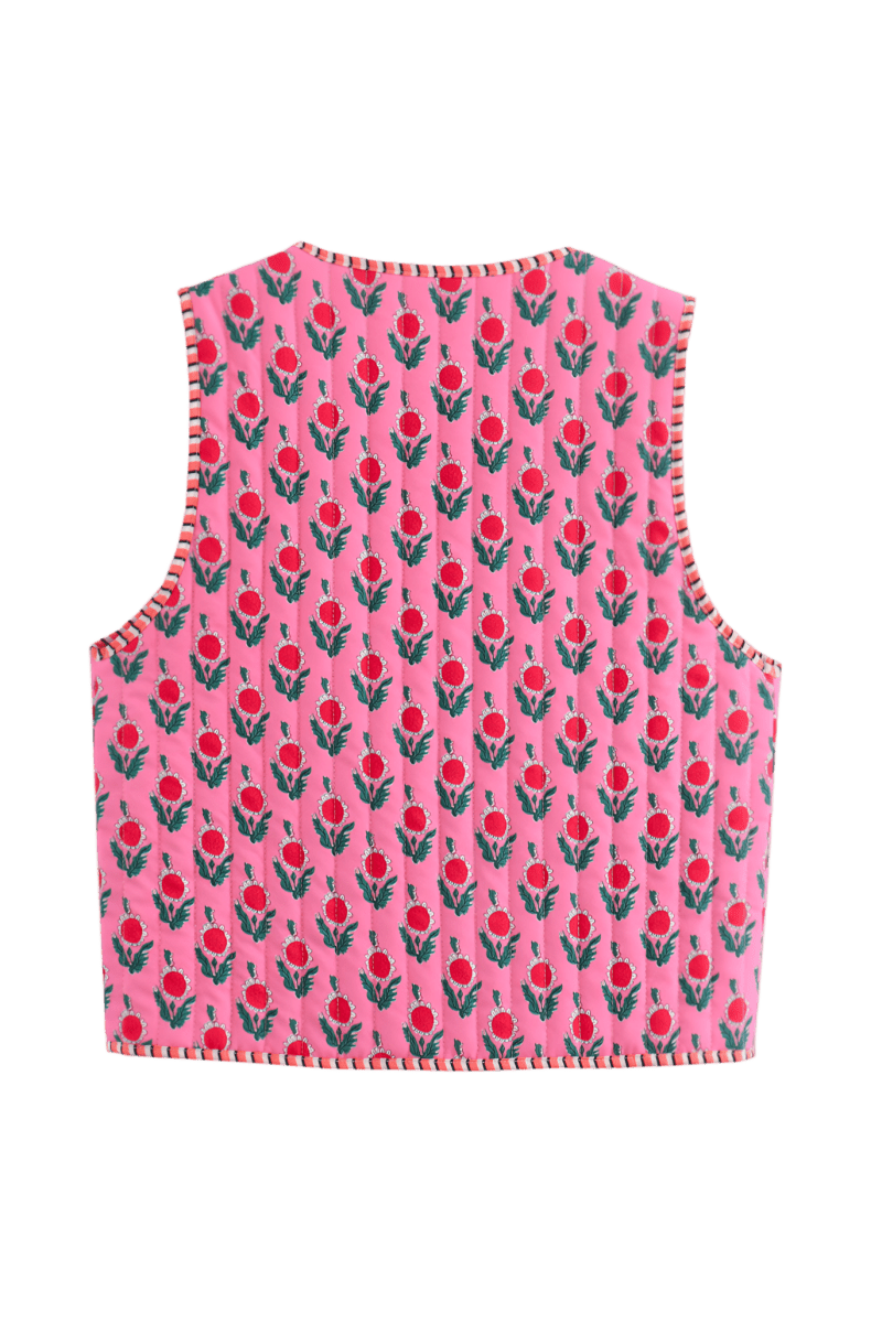 Millane Waistcoat Reversible | | S | Agnese Studios