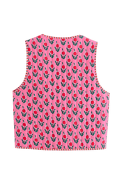 Millane Waistcoat Reversible | | S | Agnese Studios