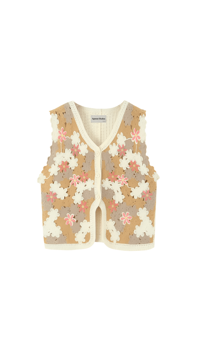 Mongonna Brown Top | | S | Agnese Studios