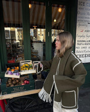 Nalainda Scarf Jacket | | S | Agnese Studios