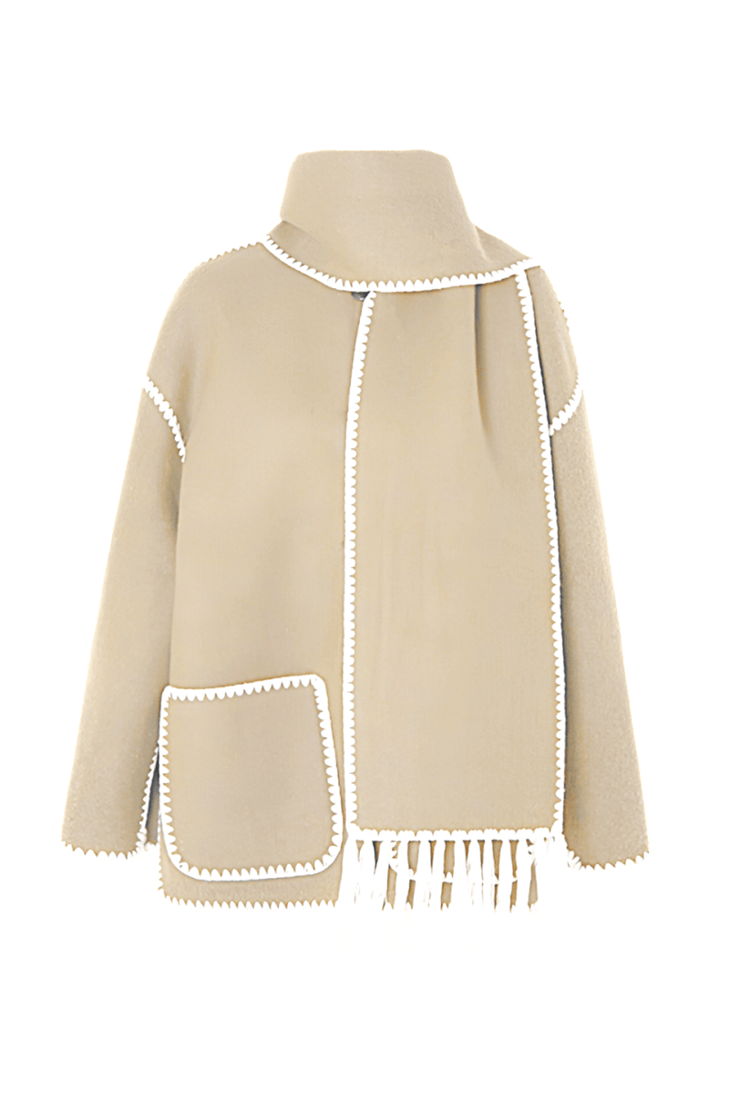 Nalainda Scarf Jacket | | S | Agnese Studios