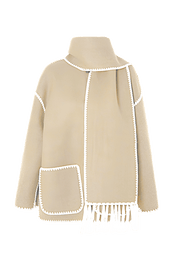 Nalainda Scarf Jacket | | S | Agnese Studios