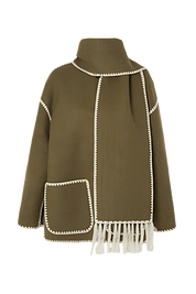 Nalainda Scarf Jacket | | S | Agnese Studios