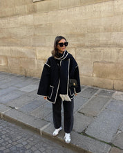 Nalainda Scarf Jacket | | S | Agnese Studios