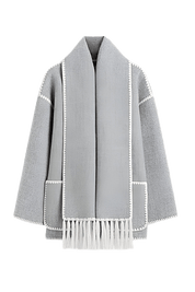 Nalainda Scarf Jacket | | S | Agnese Studios