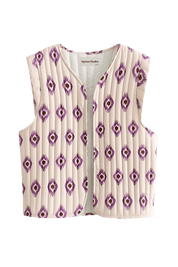 Pepitta Purple Waistcoat | | S | Agnese Studios