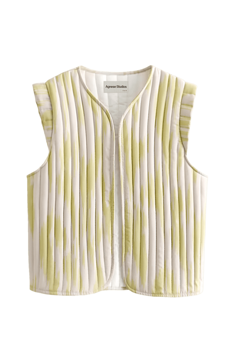 Pepitta Yellow Waistcoat | | S | Agnese Studios