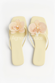 Petal Yellow Sandals | | 35 | Agnese Studios