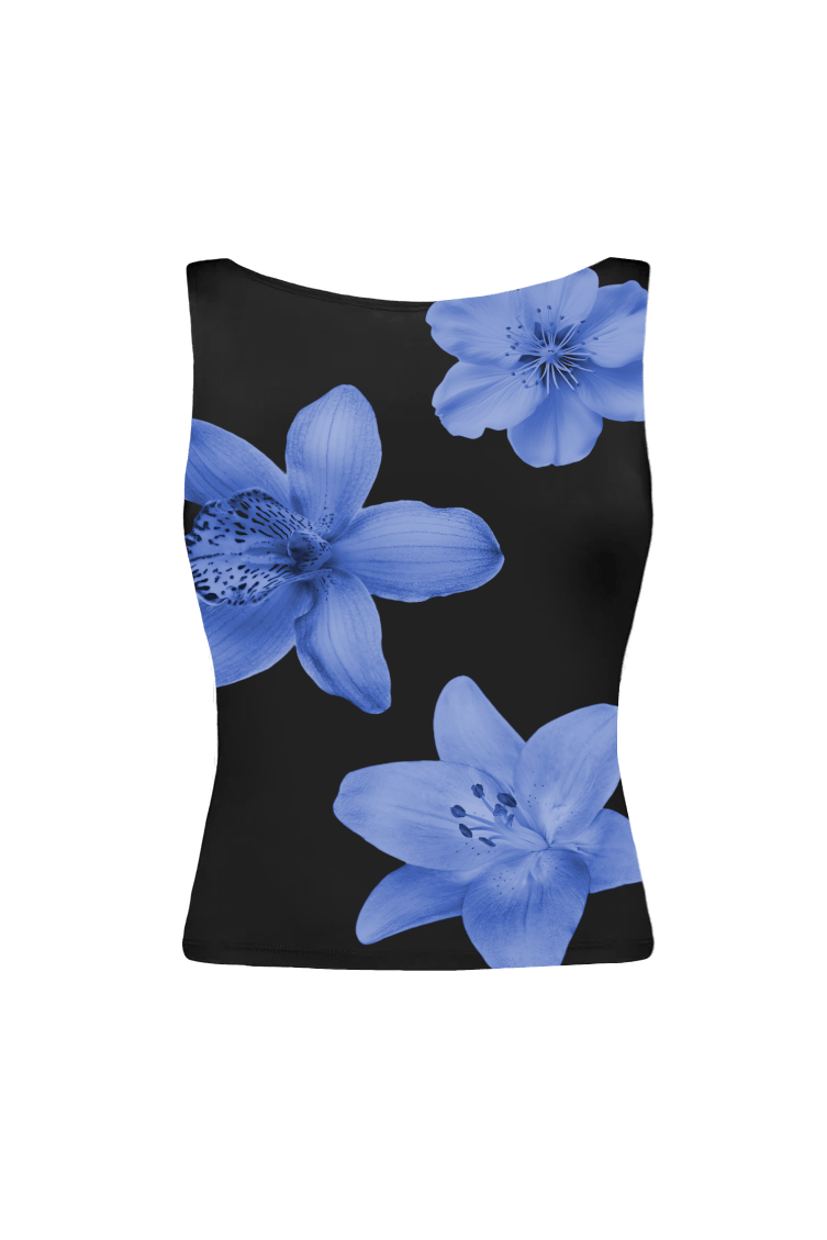 Poppy Azure Top | | One Size | Agnese Studios