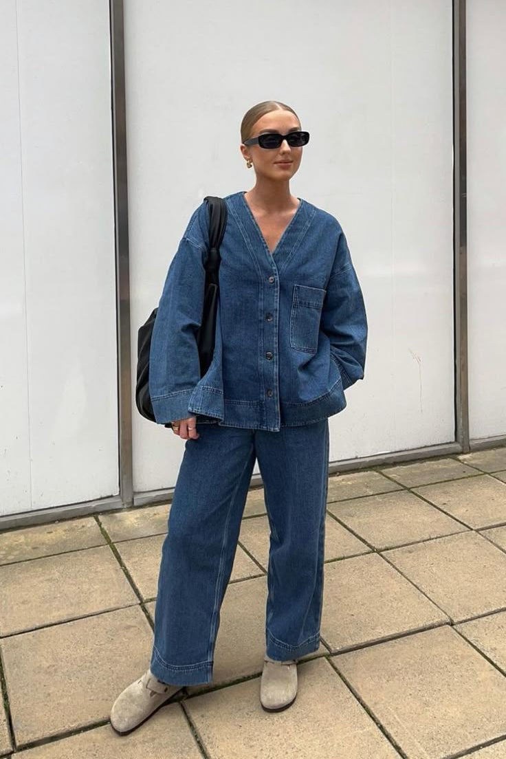 Renia Jeans Set | | S | Agnese Studios