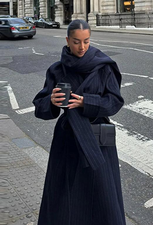 Rue Maxi Jacket | | S | Agnese Studios