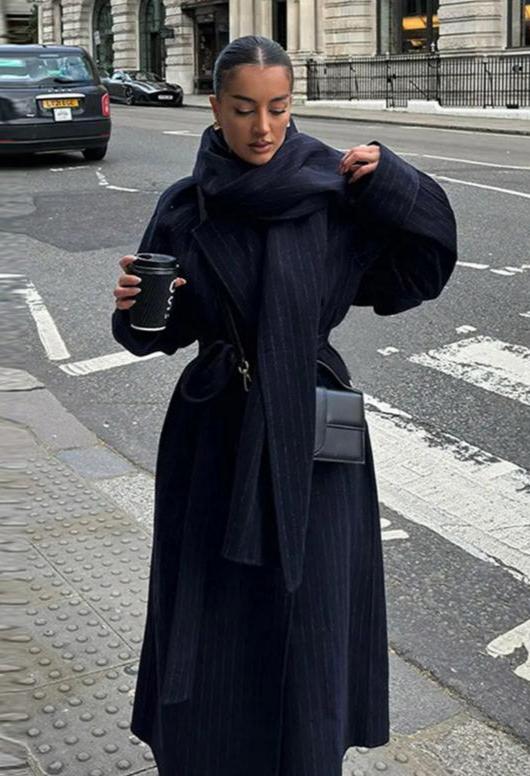 Rue Maxi Jacket | | S | Agnese Studios