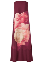 Sabrina Wine Dress | | S | Agnese Studios