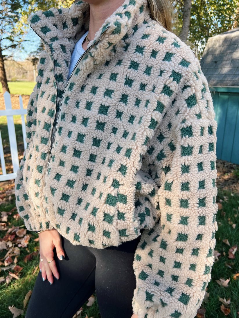 Sherpa Sunflower Jacket | | S | Agnese Studios