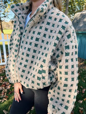 Sherpa Sunflower Jacket | | S | Agnese Studios