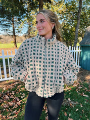 Sherpa Sunflower Jacket | | S | Agnese Studios