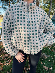 Sherpa Sunflower Jacket | | S | Agnese Studios