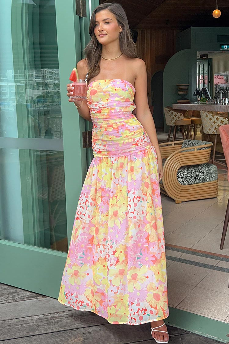 Sinclar Floral Dress | | S | Agnese Studios