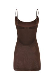 Solara Amaris Brown Dress | | S | Agnese Studios