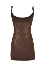 Solara Amaris Brown Dress | | S | Agnese Studios
