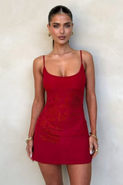Solara Amaris Red Dress | | S | Agnese Studios