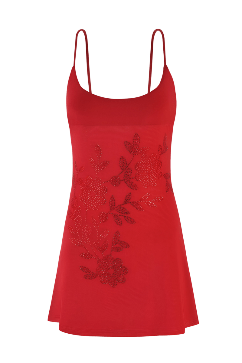 Solara Amaris Red Dress | | S | Agnese Studios
