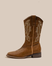 Sussen Cowboy Boots | | Brown | Agnese Studios