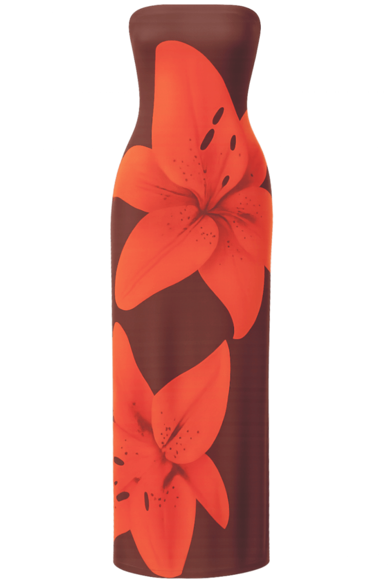 Tangerine Dress | | S | Agnese Studios