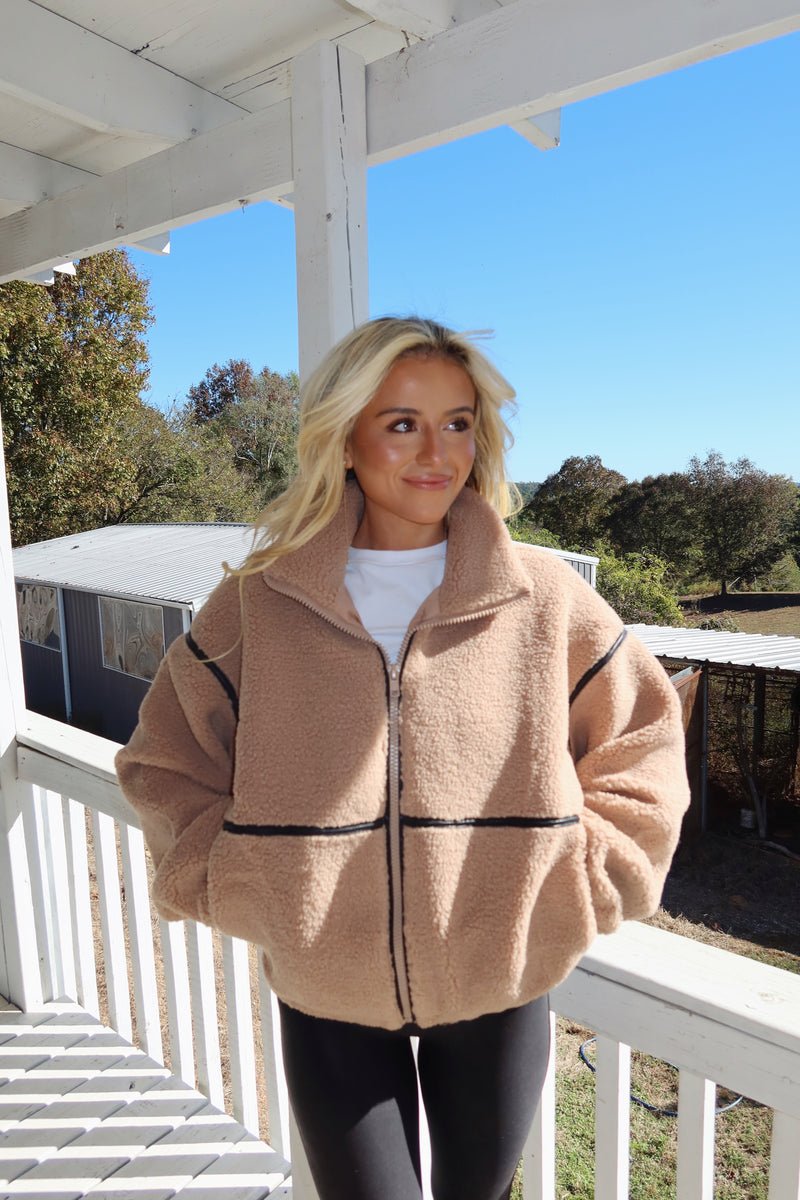 Teddy Sherpa Sweater | | S | Agnese Studios