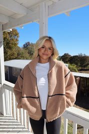 Teddy Sherpa Sweater | | S | Agnese Studios