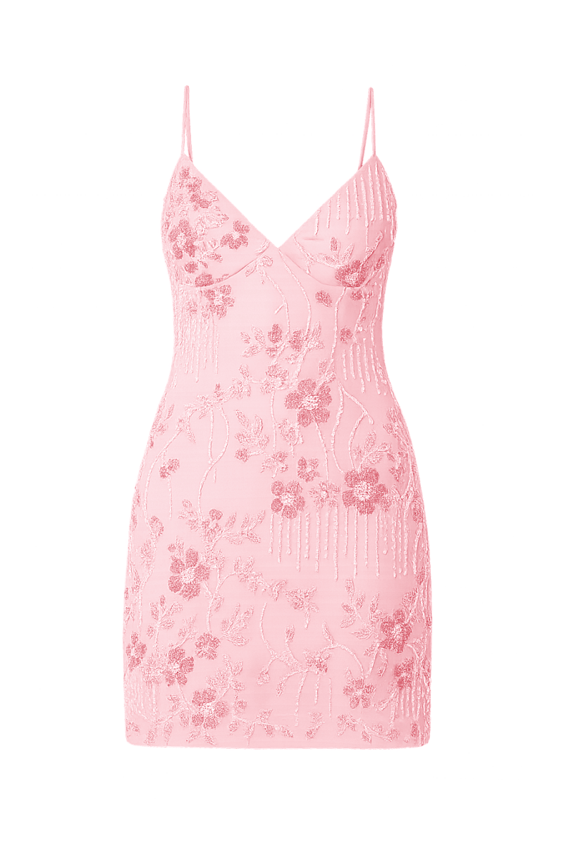 Tellisa Pink Light Dress | | S | Agnese Studios