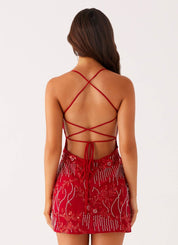 Tellisa Red Dress | | S | Agnese Studios