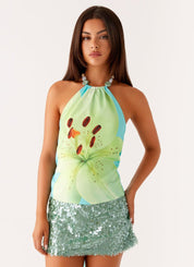 Turquoise Top | | S | Agnese Studios