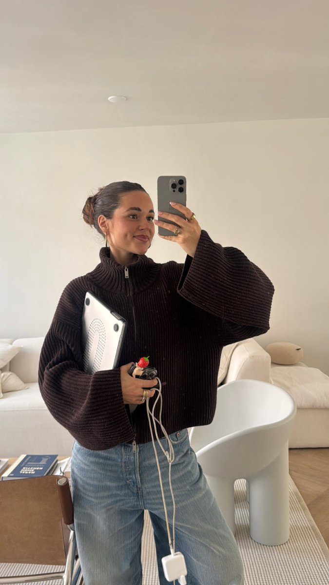 Zipper Cardigan | | S | Agnese Studios